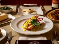 Mulai 1 Maret [MAKAN MALAM] Steak T-bone dan hidangan lobster ◇ Total 7 hidangan, termasuk tartare kepiting dan kerang dengan kaviar