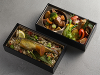 お料理のみの手配＿フレンチ鮎二段弁当＿【貸切船】