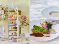 【ポークランチ】初夏のいちごと抹茶アフタヌーンティー（土日祝）