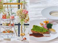 【ポークランチ】初夏のいちごと抹茶アフタヌーンティー（平日）