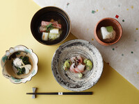 [Weekdays and Sundays only in March] Enjoy seasonal seafood and meat with the "Kanade Kaiseki" course + one drink toast