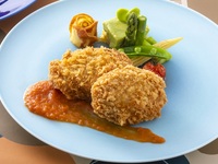 神戸洋食ランチB：クリームコロッケ