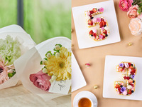 【記念日・お祝い】ミニブーケ＆ナンバーケーキ付き！季節のコース-SEASON-