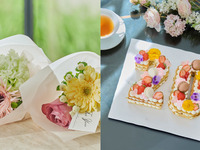 【家族のお祝いにおすすめ】ミニブーケ＆数字が選べるナンバーケーキ付！メインはオーストラリア産牛ロース肉が選べる全4品記念日ランチ（土日祝）