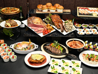 Top floor reward buffet with weekly grilled dishes [weekdays only, special menu items added each day!]