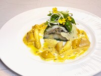 魚介のカルボナーラ仕立て　加賀能登テロワール