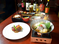 【土祝限定/飲み放題】和牛・海鮮鍋・オムハヤシなど和洋コース