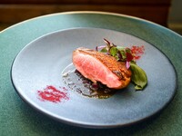 【Restaurantエリア｜ディナー】初夏の味覚コース（全6品）～お任せプラン＋シャンパン付きペアリングワイン4杯の特別フルコース～