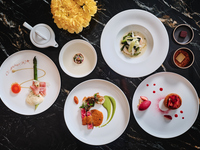 【Online Special】5-course dinner with a glass of sparkling wine starting from 25 March)