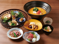 新特選おうどんの会席 7,000円＋飲み放題120分2,000円