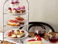 [Amaou strawberry and flower afternoon tea + toast drink included] Afternoon tea "RITUEL CAFE" + cafe-free + popular "Mille-feuille" option plan!
