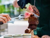 ★OPEN特別価格【月-木ランチ限定】【90分食べ放題】クラフトビール3種飲放付！15種シュラスコ＆サラダ＆ブッチャーカレー付き…5,600yen⇒4,480yen 2名様～