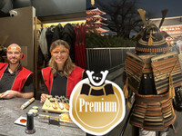 【Premium】SHOGUN フルコース+ Asakusa Armor Walk（日本茶・お水、FREE）