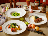 4/1~4/30【부활절 코스】《메인은 필레미뇽스테이크》◇ 부활절을 이미지한 전채나 캐럿 케이크 등 전 5접시