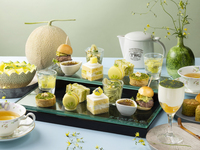 [Plan with half-size cantaloupe] Melon and matcha afternoon tea ★ Weekdays (14:30 reservation)