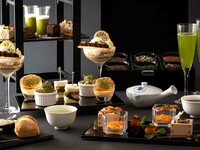 【THE BAR】アフタヌーンティー+フライドポテト　～Saison des jeunes feuillages～(￥7.300)