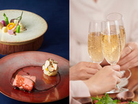 平日限定★乾杯スパークリングワイン付き！2時間飲み放題★ フォアグラや牛フィレ肉を堪能する全7品贅沢ディナー！