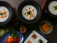 【ランチ】2026情熱の中華粥プロモーション presented by 現代の名工 木村史能　ニラと金針菜の薬膳中華粥