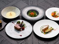 Lunch Course — Bonfire: 6-course menu featuring wood-fire grilled Kagoshima Kuroge Wagyu sirloin