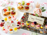 [Flower Afternoon Tea to Enjoy Fragrances] + Flower & White Rose Plate + Welcome Drink + Free Flow Tea
