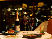 【数量限定”安心院スパークリングワインロゼ”付き】 ～地中海フェア～メインを選べるセミビュッフェ～