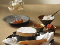 チーズスフレとフロマージュ・ブランのパフェ