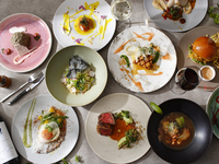 【表参道ランチ】選べるご褒美ランチ3品＋TWGカフェフリー＋ソムリエ厳選 ワインペアリング2種（土日祝）