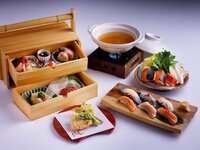 [Spring Limited] Spring Set Meal featuring cherry blossom sea bream and Awaji Island cherry salmon (trout hot pot)