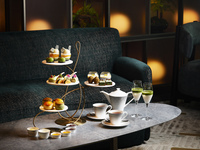 JW Matcha Afternoon Tea + Glass of Champagne