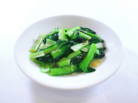 【アラカルト】102.ターサイの干し貝柱炒め　中盆