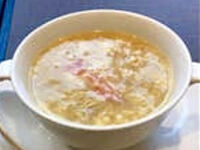 蟹入りコーンスープ