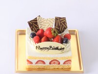 Strawberry shortcake square size 5 (15cm)