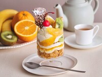 [Starting May 13th! Fukuoka Store Exclusive] Drink Set / Fruit Parfait with Chunky Fruit Pieces