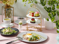 【ミニアフタヌーンティー付き】プリフィックスコース×TWGカフェフリー 