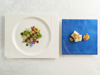 [Lunch] "Abalone, Sea Urchin, and Pike Conger Course" (17,000 yen/tax included)