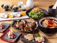 【6/8,9は平日だけど受付可！　土日祝日限定の超お得プラン】旬菜コース-お料理8品。〆は名物土鍋めし！　飲み放題「2時間」→「3時間」！　8,600円→6,500円