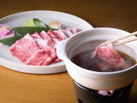 信州和牛のしゃぶしゃぶ  ～あご出汁～