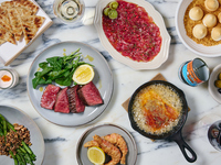 10th Anniversary Course【 SUPER GREEK 】＋メイン和牛のチャコールグリル＆乾杯酒 スパークリングワイン