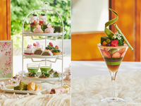 【スペシャルデザート付】抹茶と桜のアフタヌーンティー with 祇園辻󠄀利（平日）