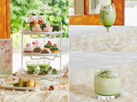 【スペシャルドリンク付】抹茶と桜のアフタヌーンティー with 祇園辻󠄀利（平日）