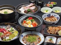 【5/1～ディナーコース】喝彩コース（全8品）＋フリードリンク2,000円