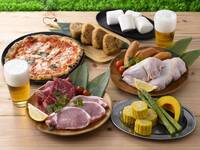 [Beef, Pork, Chicken] Mega-sized Platter (3 types) with 90 minutes of unlimited soft drinks.