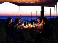 【ディナーBBQスタンダード】前菜ミスト＆スピエディーニ4種＋牛サガリ｜120分飲み放題付(平日)