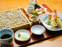 [Famous soba lunch ■Kakiage soba set]