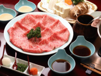 Matsusaka Beef Premium ארוחת צהריים קורס שאבו-שאבו