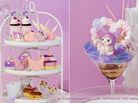 平日【ステッカー＋パフェ付】アフタヌーンティーKUROMI SWEETS SUMMER PARTY