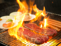 Golden Week Dinner Only: All-You-Can-Eat Kyushu-Produced Wagyu Beef Loin BBQ Plan