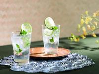 アフタヌーンティーセット　オプションドリンク　モヒートミント～ハーブ農園ぺザンさんシロップ使用～