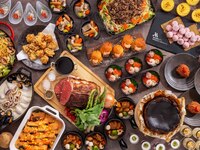 Online reservations only. During Golden Week, 1:30 PM onwards: Hokkaido Buffet - Roast Beef & Dolce - Adult Lunch.