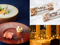 ✨4月限定タイムセール【ロマンチックなキャンドルとメッセージプレート付】　旬の食材を使った前菜や肉料理＆魚料理など Wメインのお得なディナー全6品～CHEF'S SELECTION～